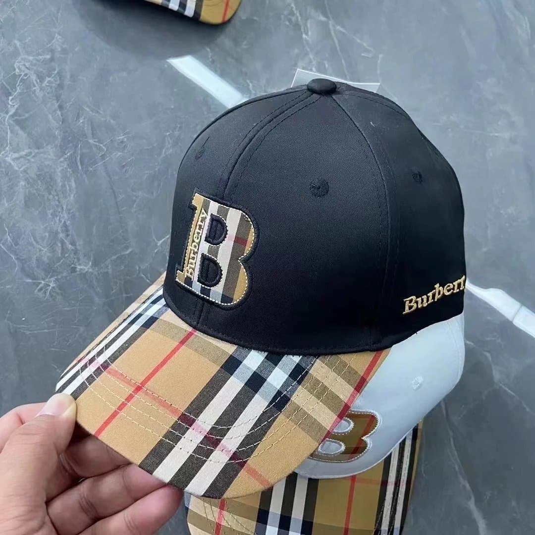 Burberry Baseball Cap Icon Check Brim