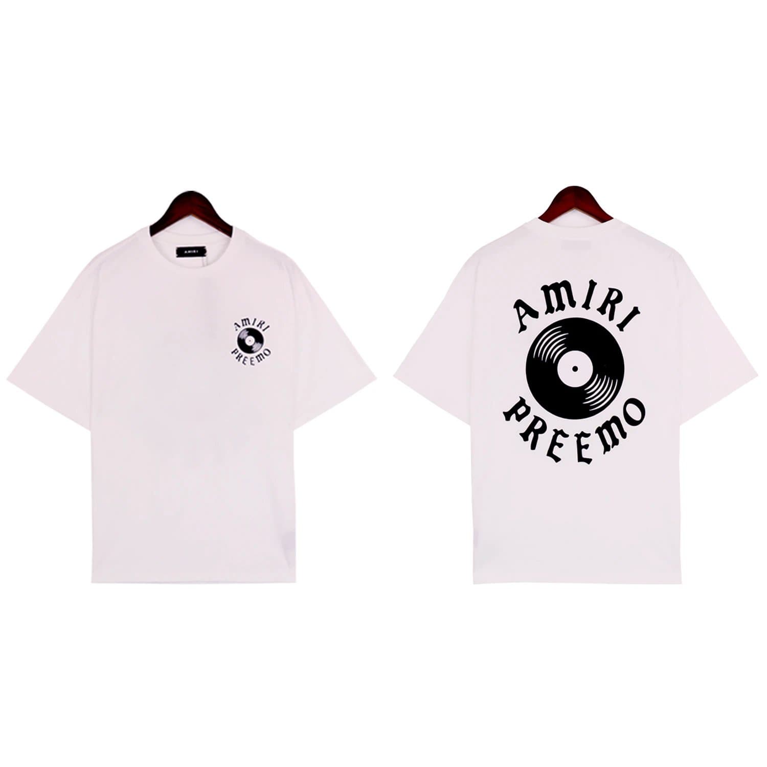 Amiri Graphic Tee 22 Baroque Print — 2179 白