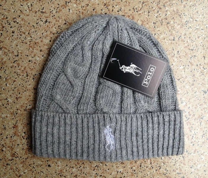 Polo Ralph Lauren Cable Knit Beanie Polo Pony Embroidery