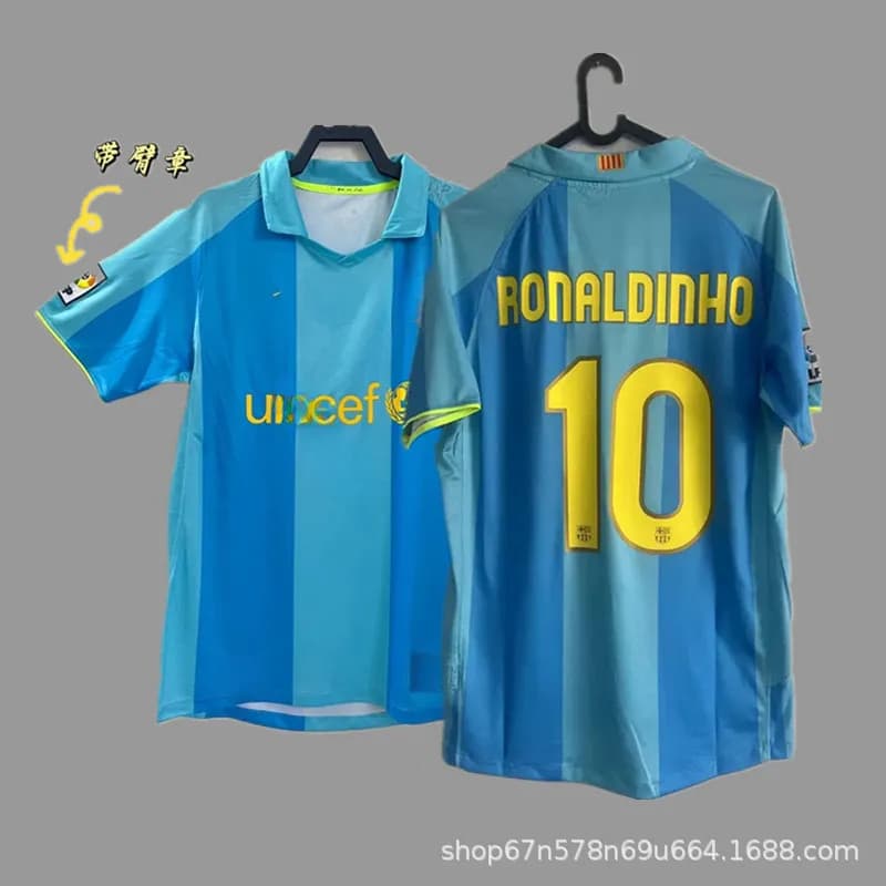 Nike FC Barcelona Away Jersey Ronaldinho 10