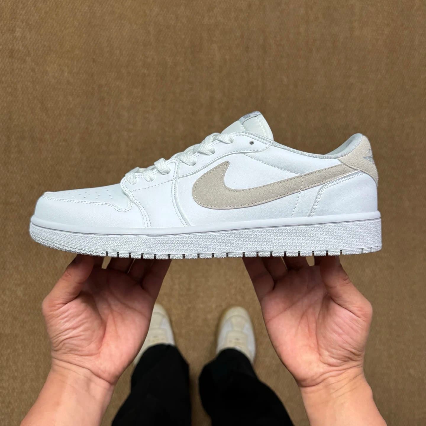 Air Jordan 1 Low White Beige