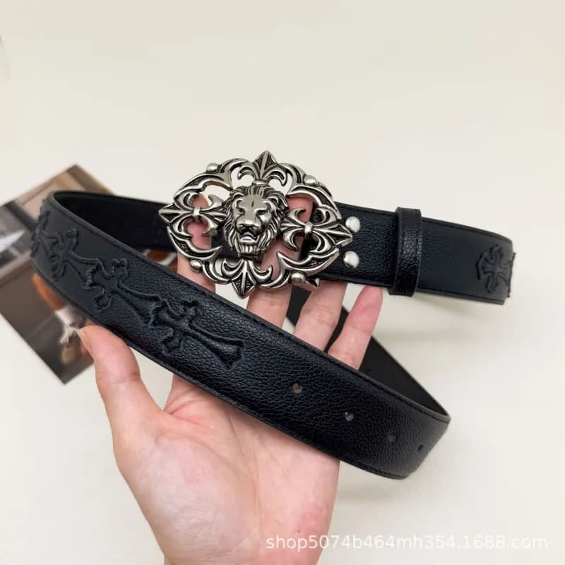 Chrome Hearts Cross Belt Embossed Cross — 3