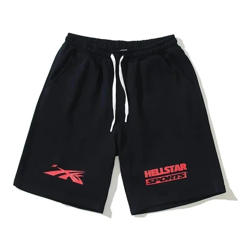 Hellstar Graphic Sweat Shorts Flame Logo — 14