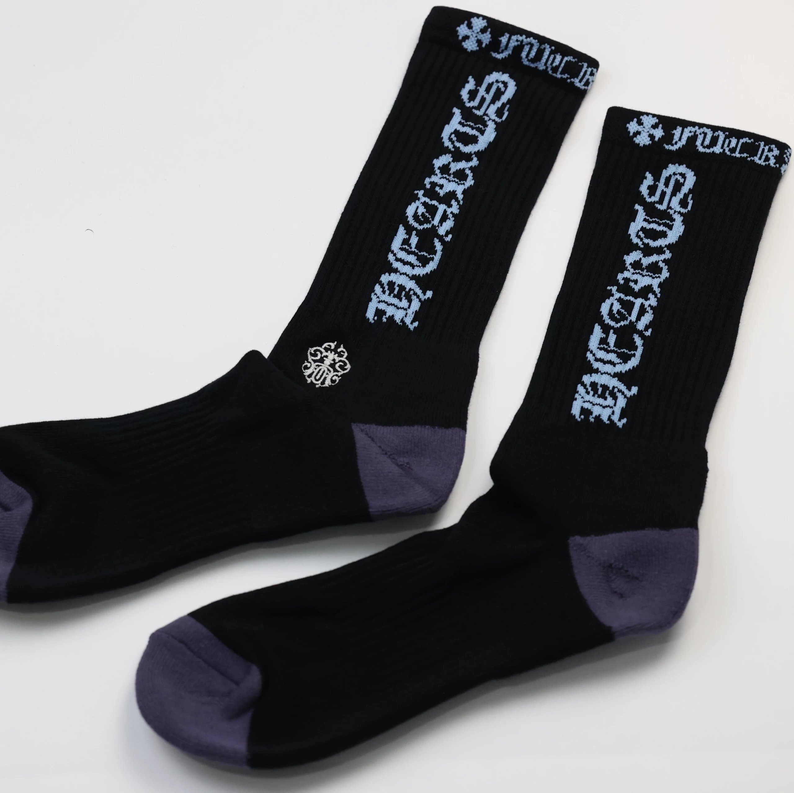 Chrome Hearts Crew Socks Cross Logo