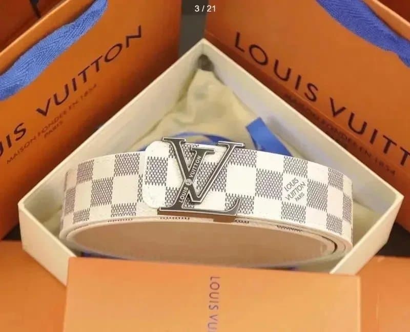 Fendi FF Logo Belt Brown Beige Monogram — L*isV*tton 2