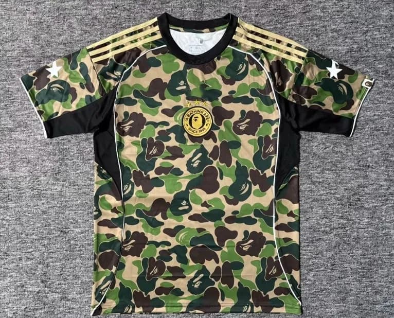 BAPE × Adidas Camo Tee ABC Camo