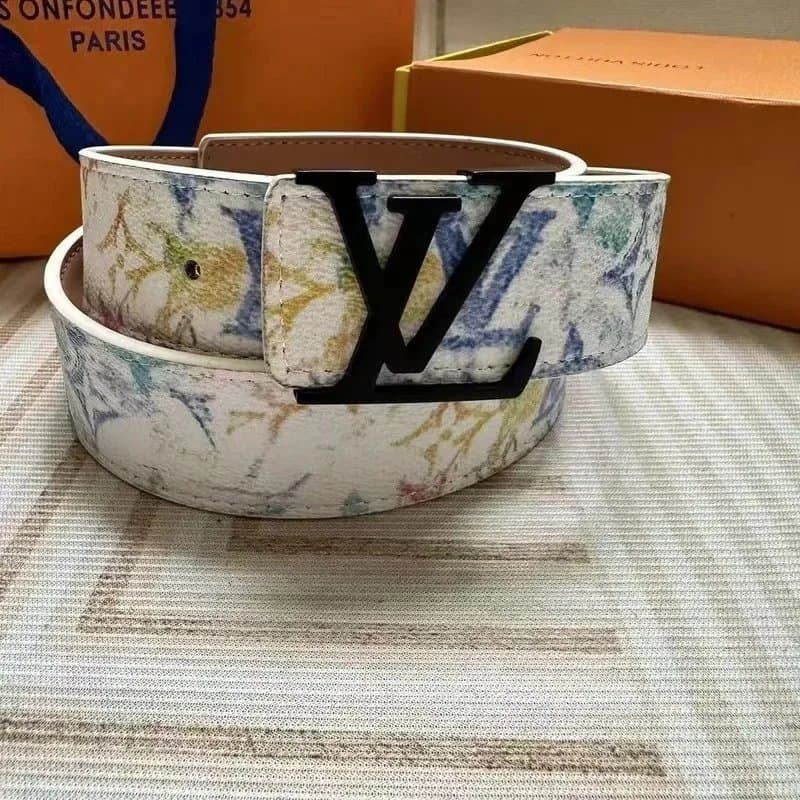 Louis Vuitton LV Belt Iridescent Monogram — 40