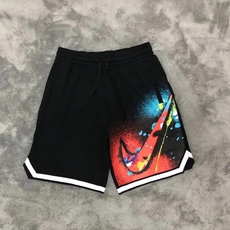 Nike Basketball Shorts Spray Paint Swoosh