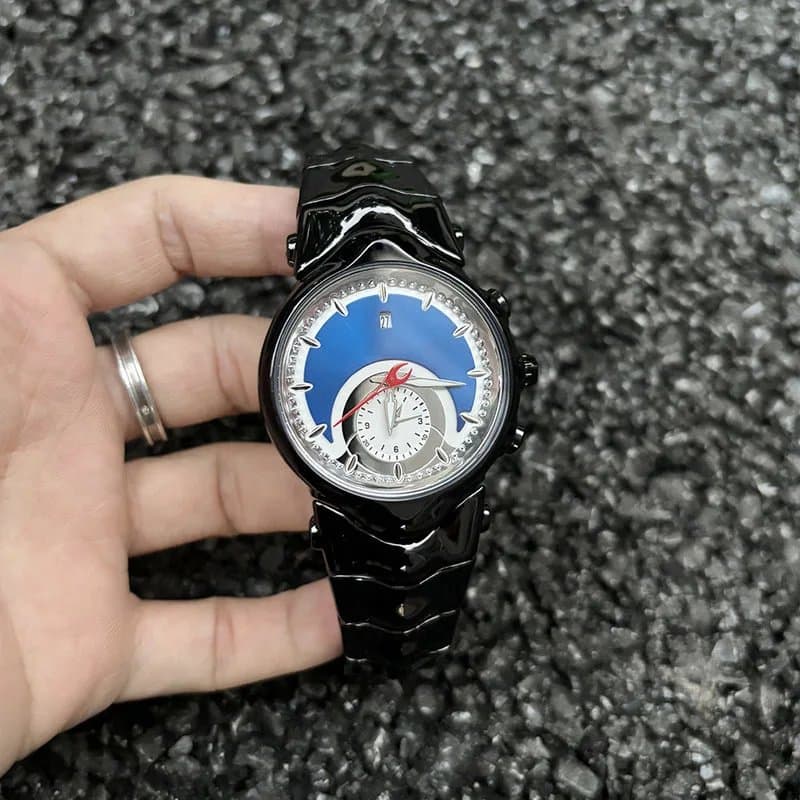 Oakley Chrono Blue Dial — 黑壳-蓝白