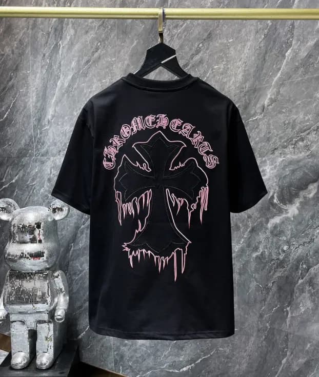 Chrome Hearts Cross Logo Tee Dripping Cross