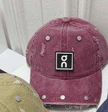 Rhude Distressed Cap R9 Logo Patch — 30