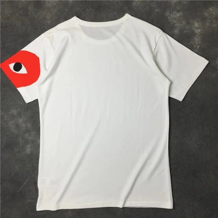Comme des Garçons Eye Logo T-Shirt Red Eye Sleeve