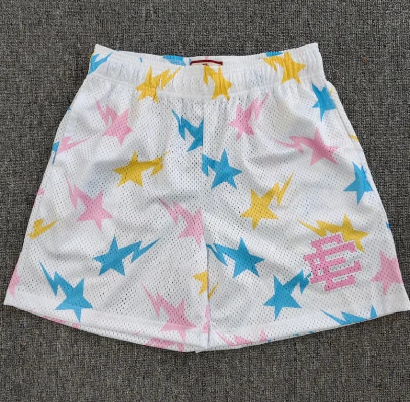 Fear of God Essentials Mesh Shorts Bandana Print — e115