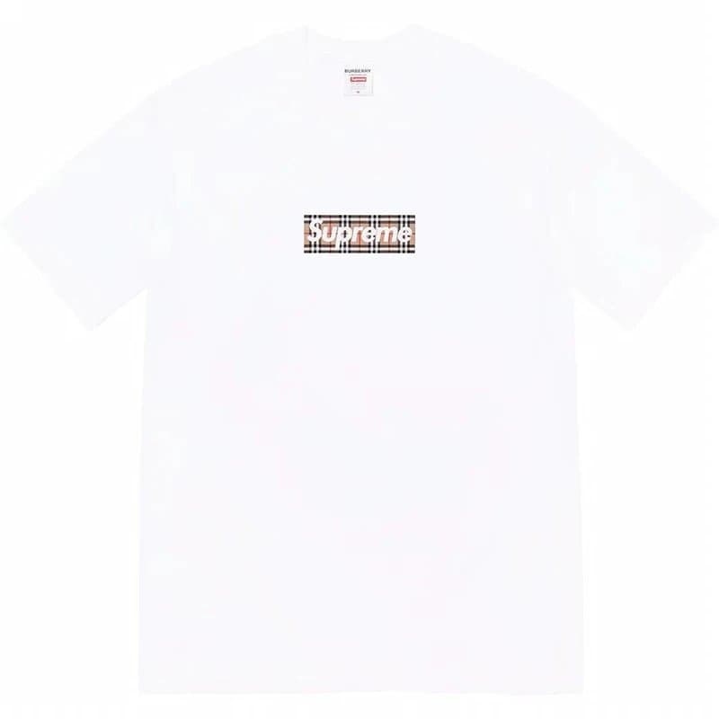 Supreme T-Shirt Sheep in Box Print — B308格子 白色
