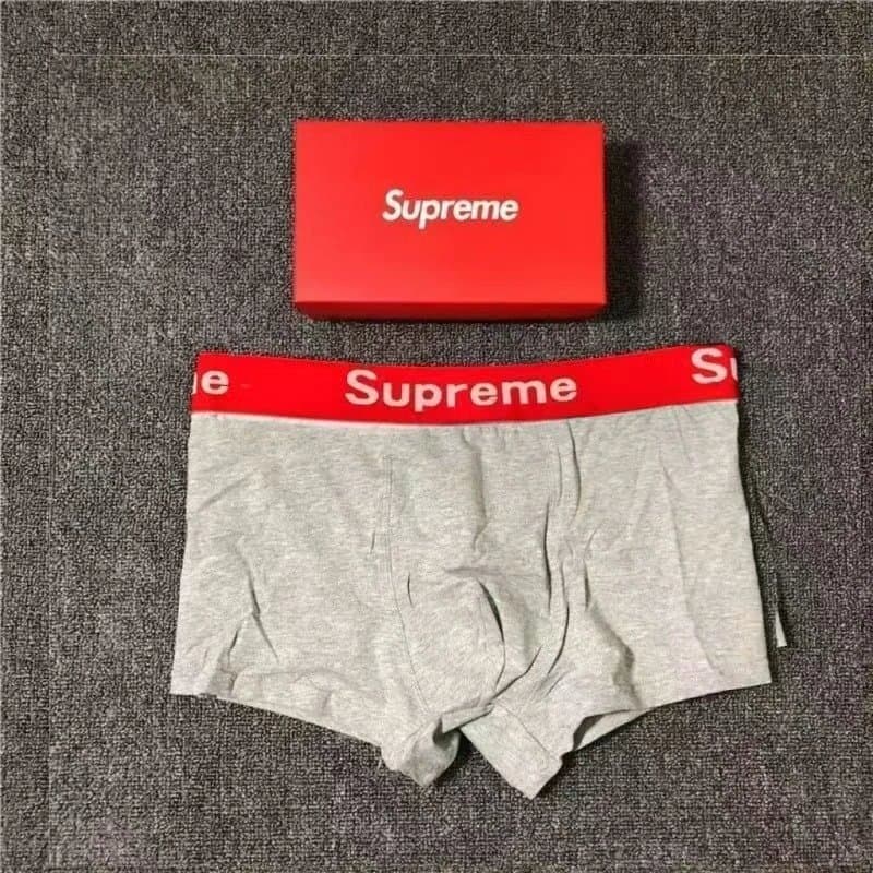 Calvin Klein Cotton Stretch Trunks 3-Pack — Supreme 灰色 1条装