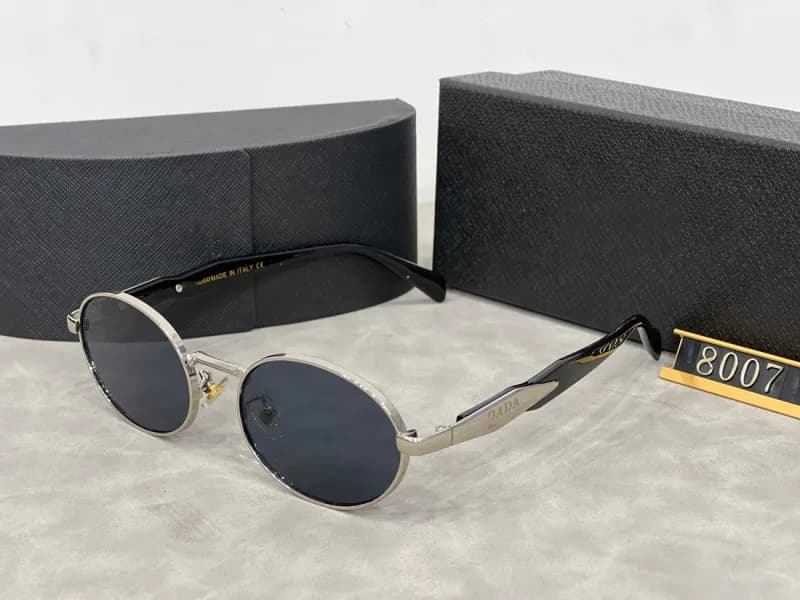 Prada Round Sunglasses Metal Frame