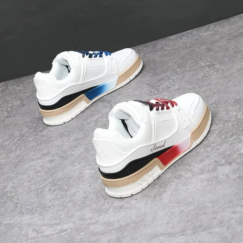 Louis Vuitton LV Trainer Monogram Leather — 白炫彩