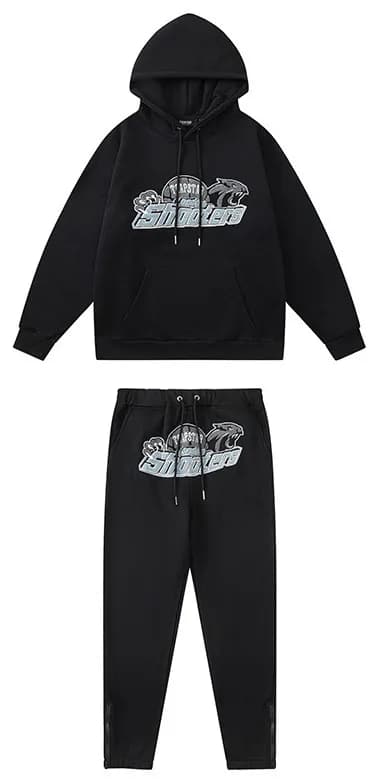 Hoodie and Joggers Set Fear of God Essentials Logo — 663套装黑