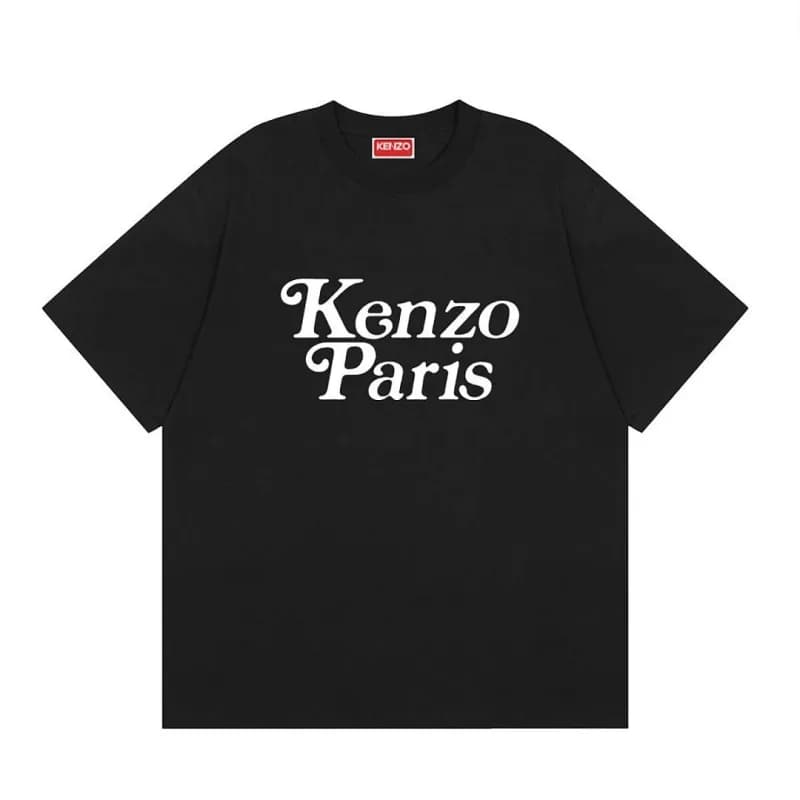 Kenzo Graphic T-Shirt Scribble Flower — K93黑色