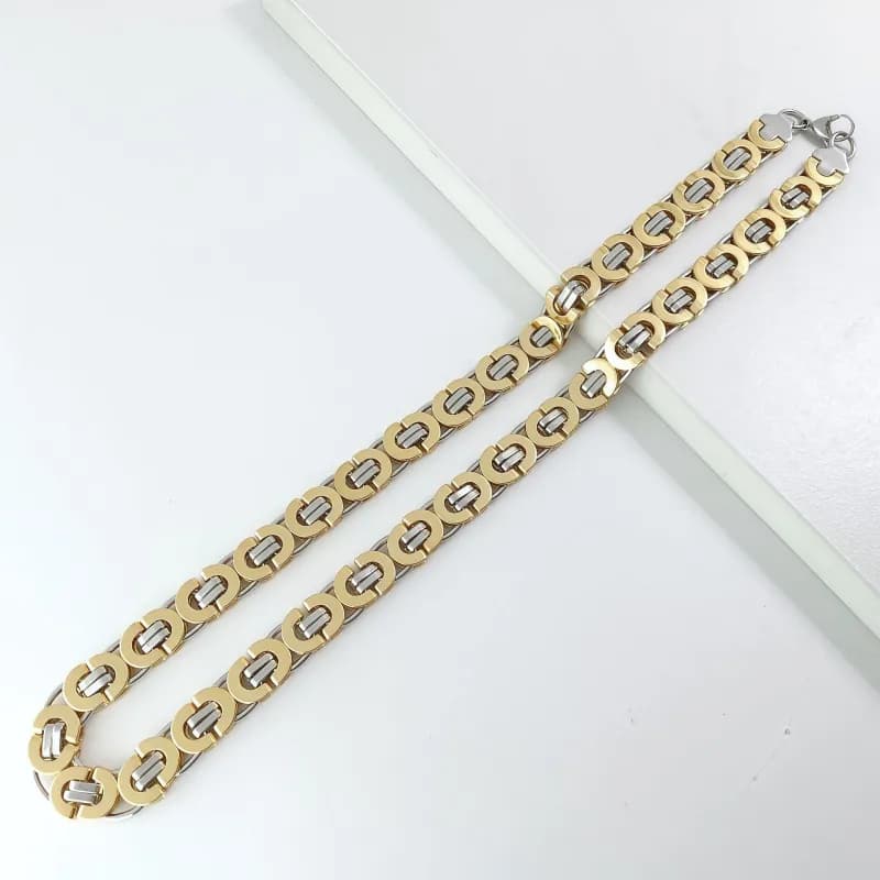 Chrome Hearts Link Chain Necklace Two-Tone