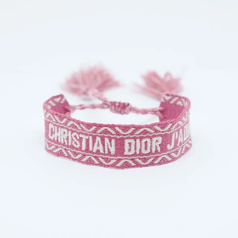 Dior J'ADIOR Bracelet Woven Tape with Tassels