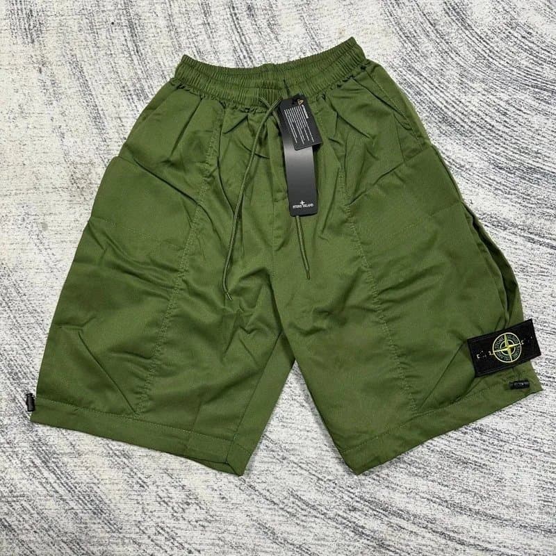 Stone Island Track Shorts Logo Patch — A29