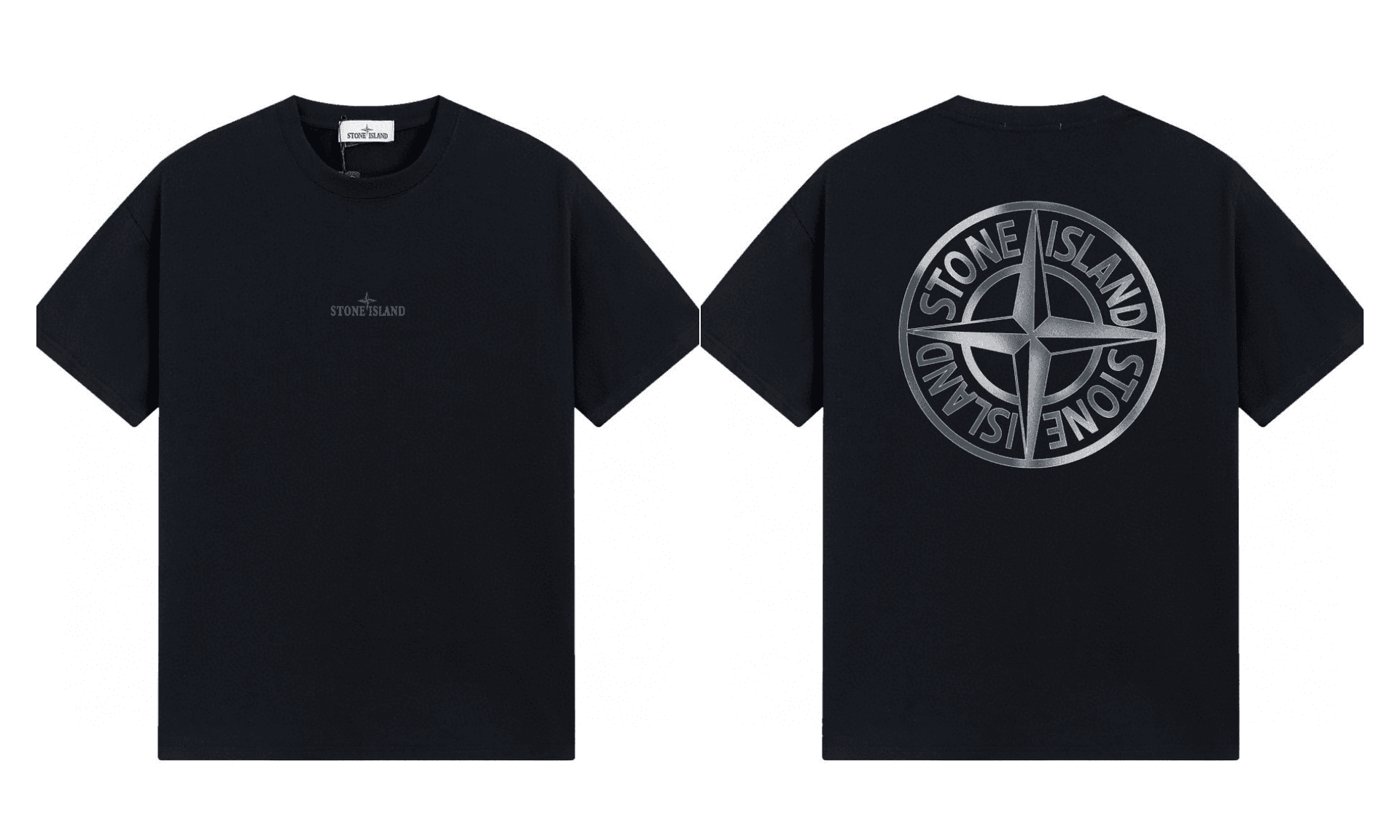 Stone Island Graphic T-Shirt Eclipse Print — 5