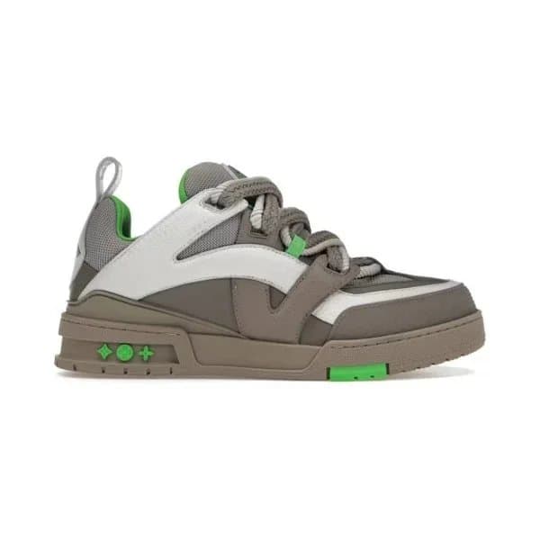 Louis Vuitton LV Trainer Monogram Embroidery — FS · GreyGreen