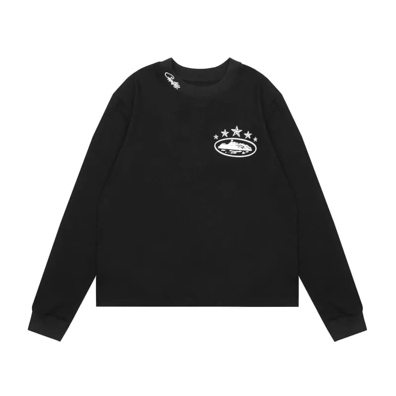 Undefeated Long Sleeve Tee Five Star Logo
