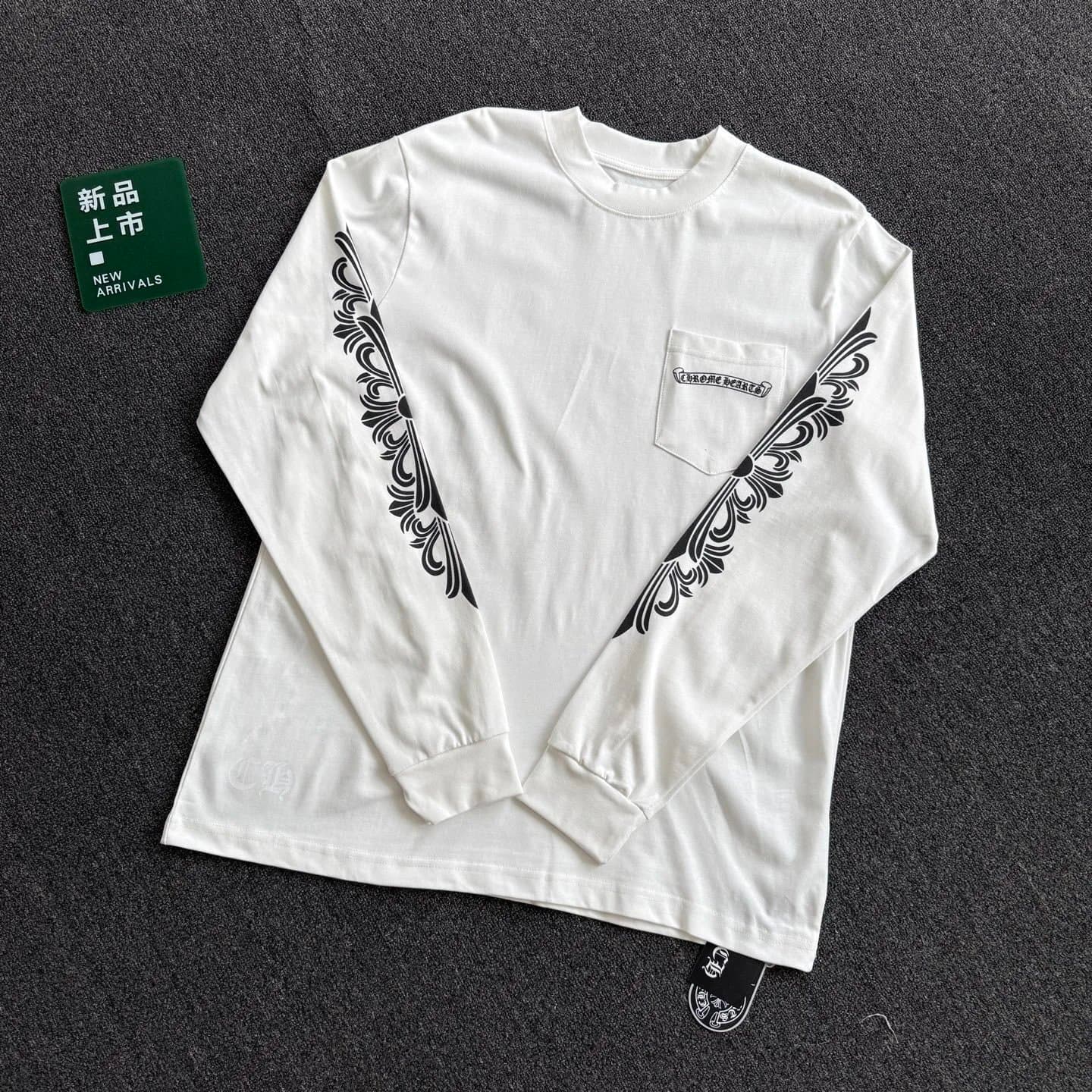 Chrome Hearts Long Sleeve Tee Wings Print — Chr-57