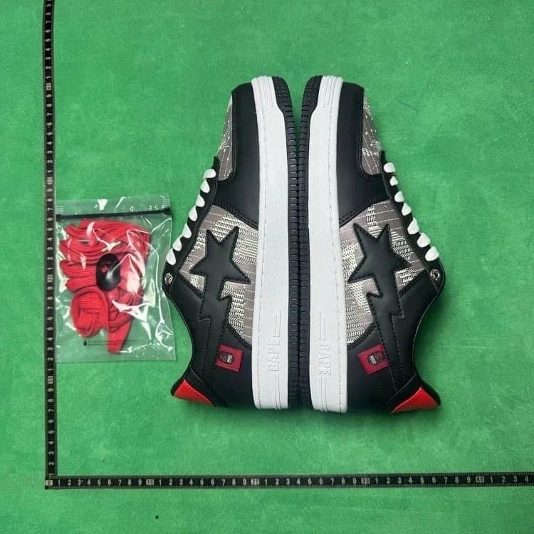 BAPE Star Low White Grey — 22号黑色191 901