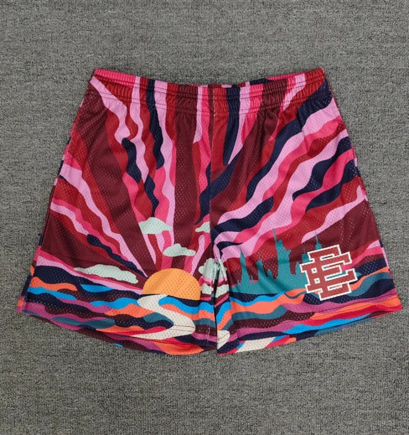 Fear of God Essentials Mesh Shorts Bandana Print — e219