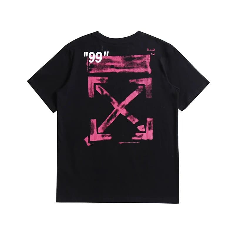 Off-White Arrow Graphic Tee Brushstroke — 99款黑色