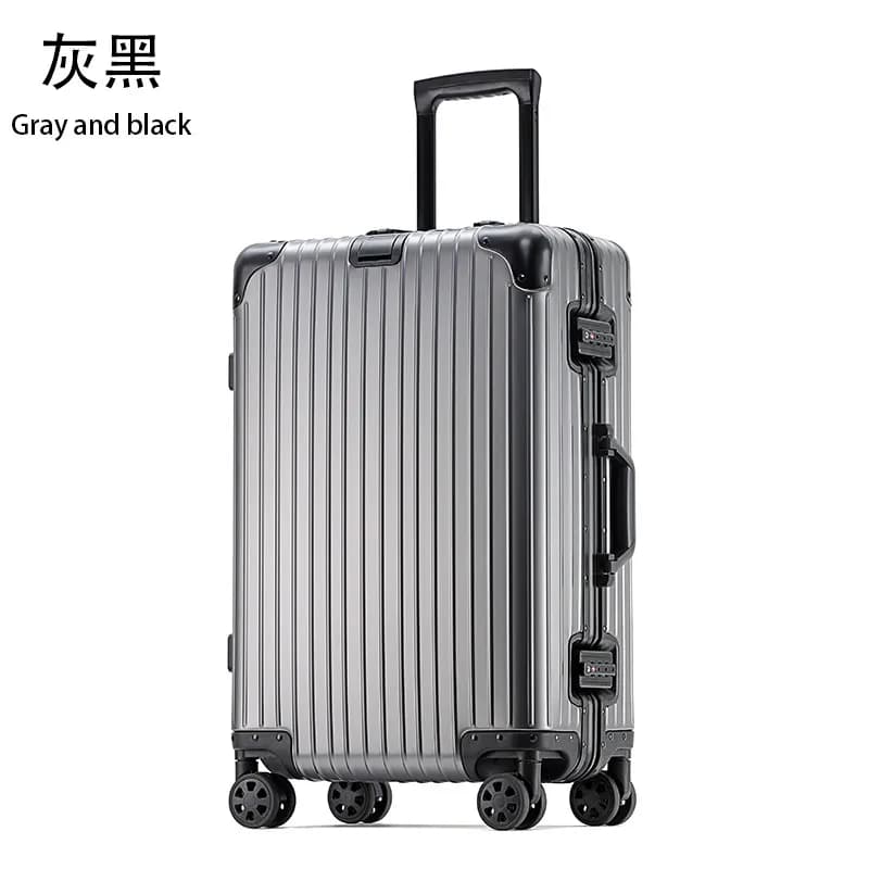Rimowa Aluminum Suitcase Gray and Black