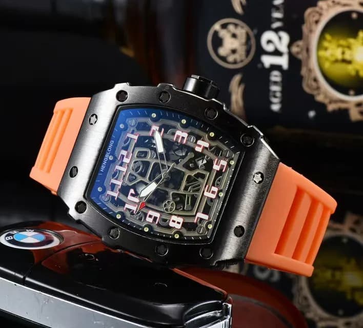 Richard Mille RM 011 Tonneau Case with Skeleton Dial