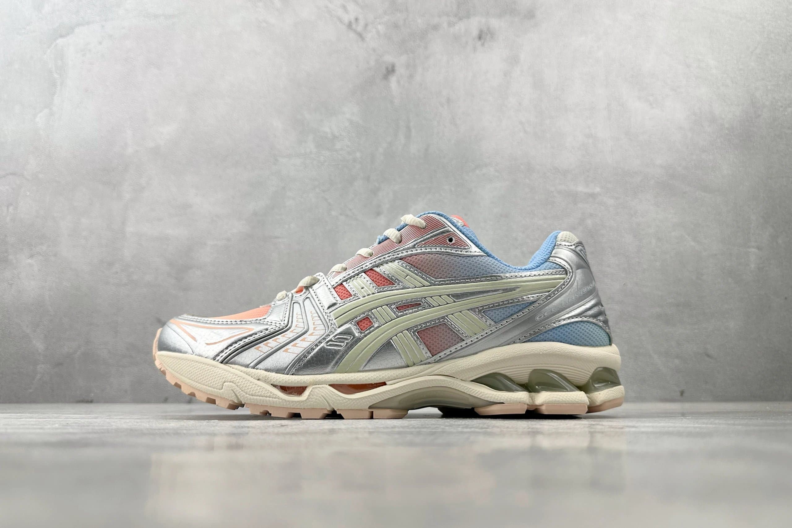 Asics Gel-Kayano 14 Silver Pink Blue