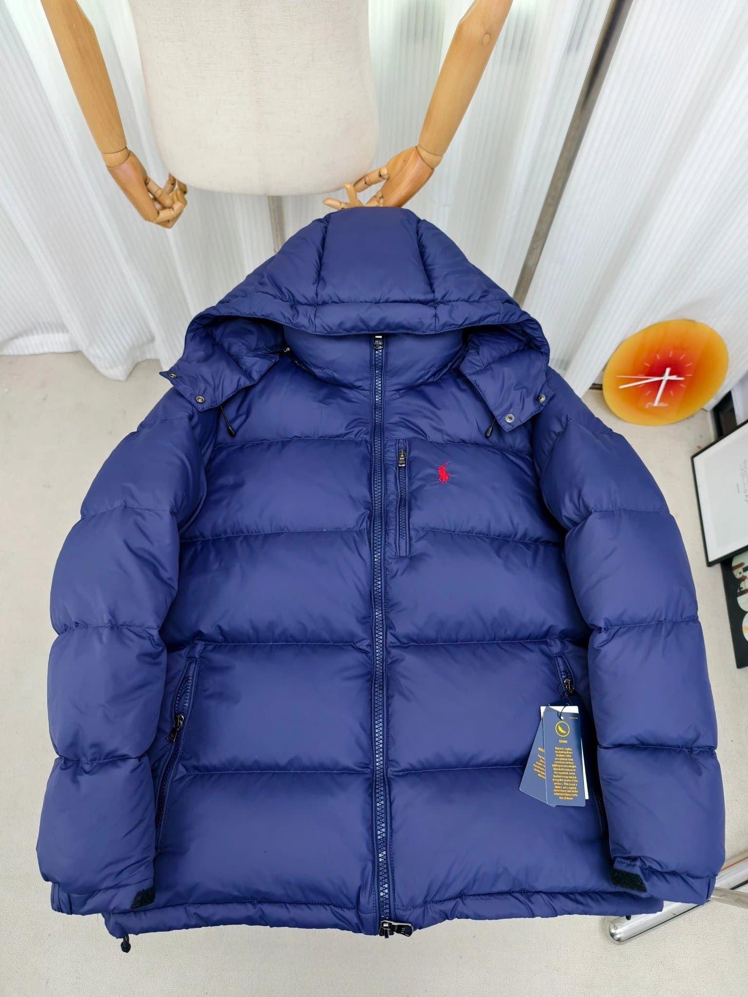 Polo Ralph Lauren Puffer Jacket Classic Fit — 深蓝色 dark blue