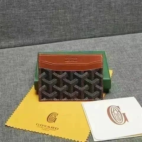 Goyard Card Holder Chevron Pattern — 21