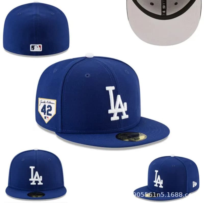 New Era × MLB 59FIFTY Fitted Cap LA Dodgers Black/White — 如图37