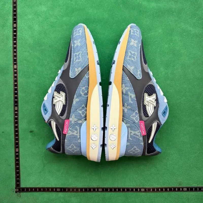Louis Vuitton LV Trainer Denim Monogram