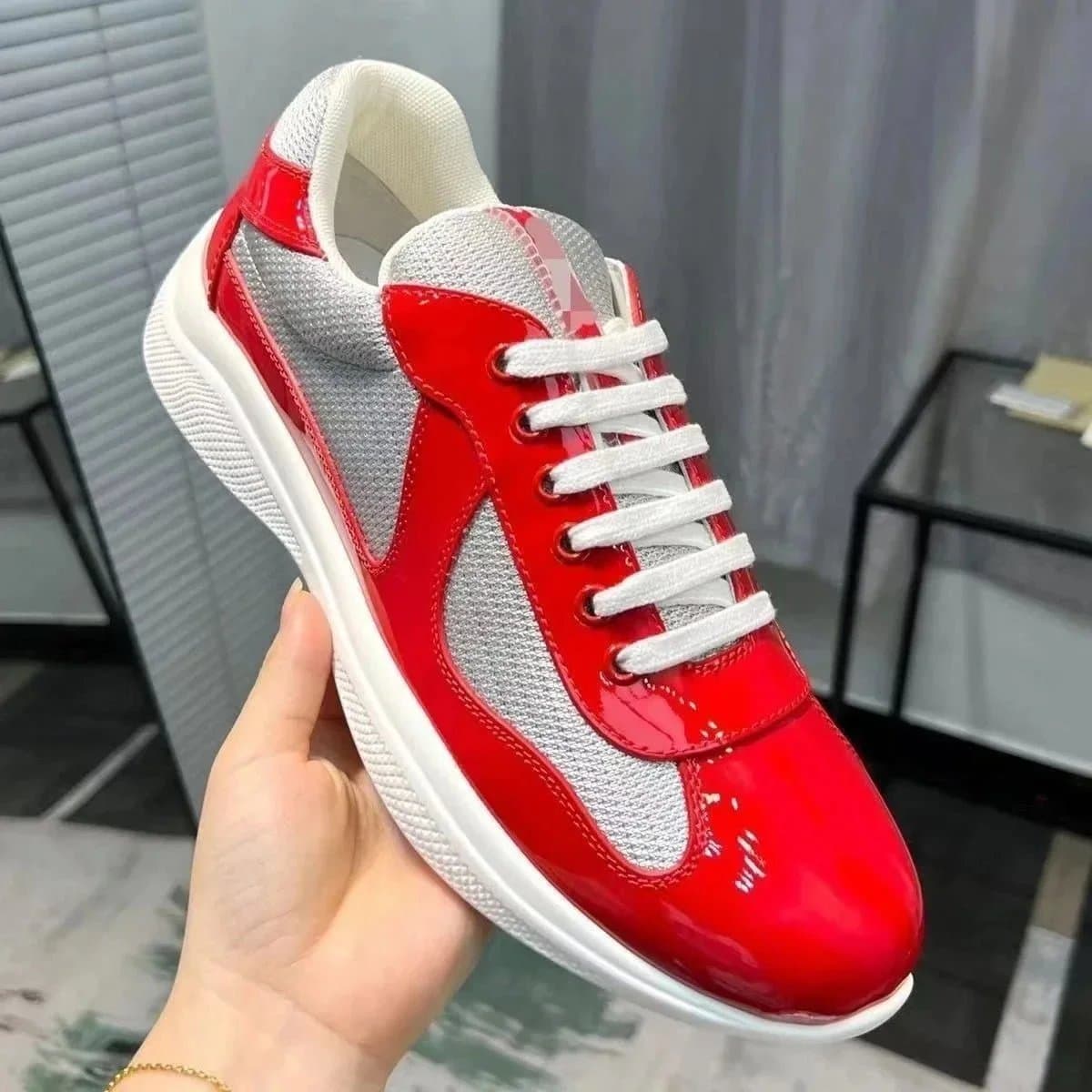 Prada Cloudbust Thunder Red White Grey — 018