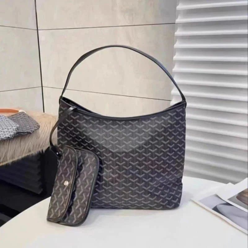 Goyard Saint Louis Hobo Monogram Canvas
