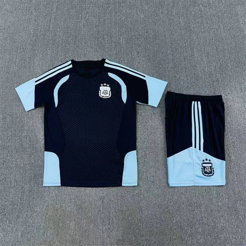 Adidas Real Madrid Training Set Dark Grey with Lime Accents — 2627阿根廷宝蓝色