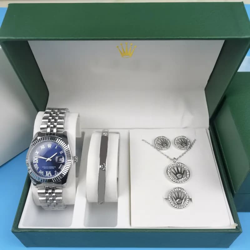 Rolex Datejust Blue Dial with Diamond Bezel