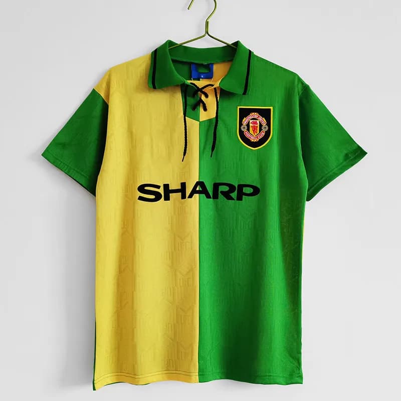 1992-93 Home Shirt Sharp Sponsor