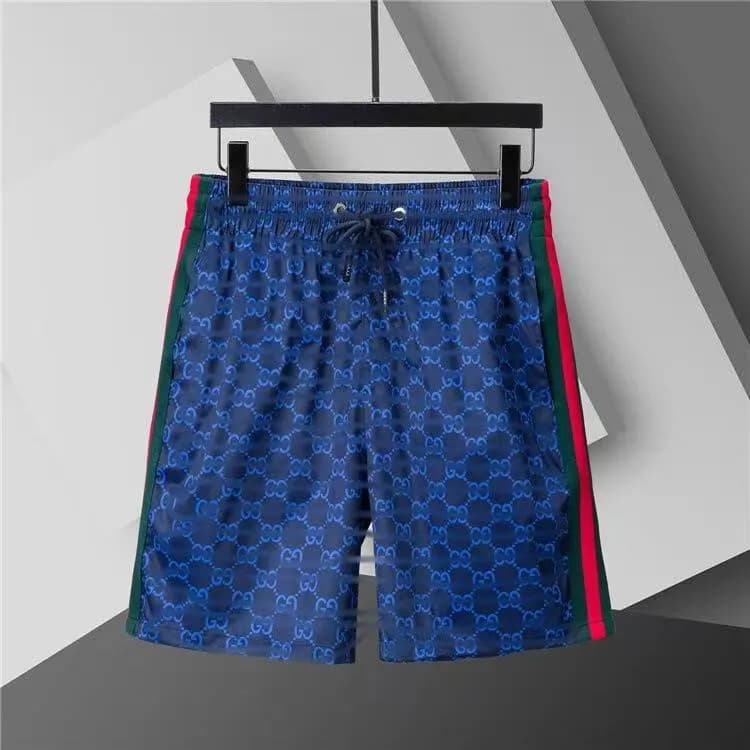 Gucci GG Web Stripe Shorts Blue GG Monogram