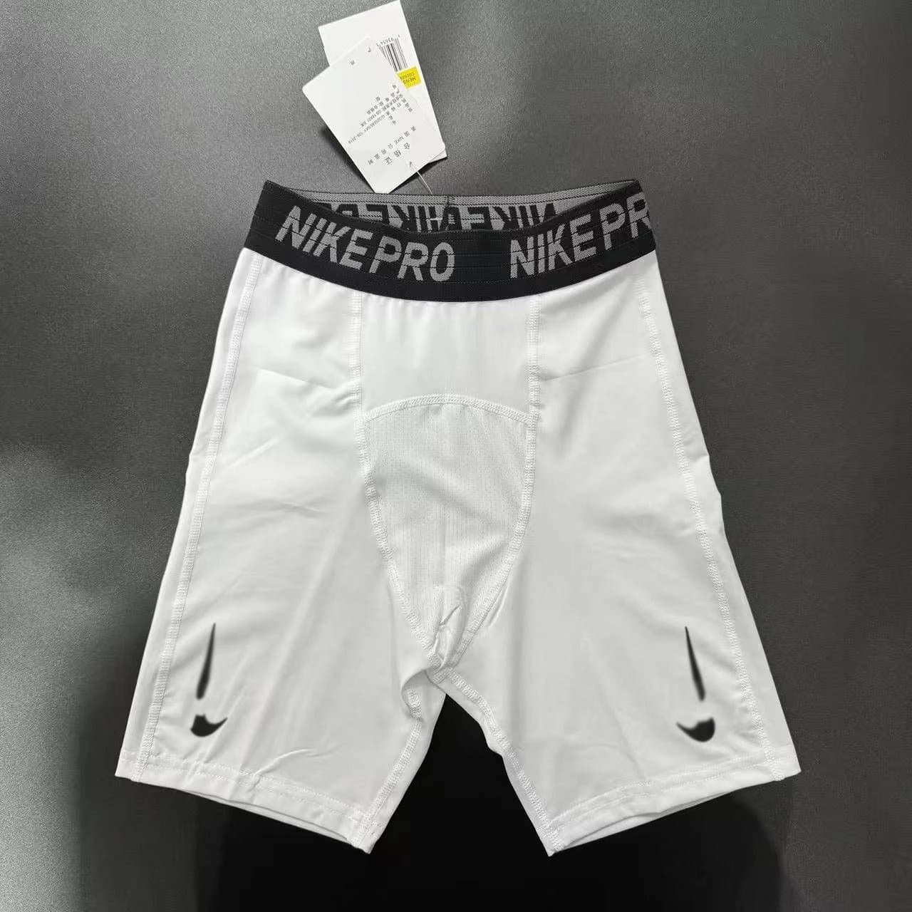Nike Pro Compression Shorts White/Black