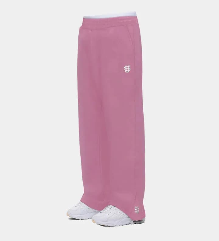 Sp5der Track Pants Logo Embroidered — 粉色