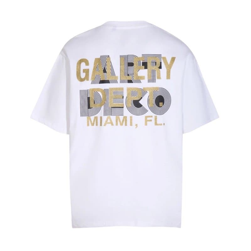 Graphic Tee Gallery Dept. Logo Print — 905# 白色