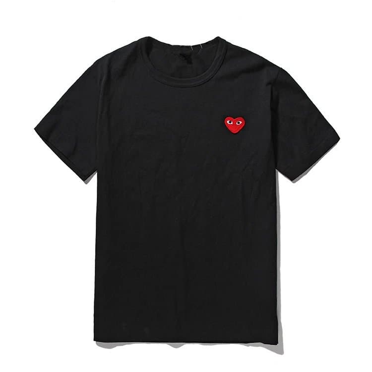 Comme des Garçons Heart T-Shirt Red Heart Patch